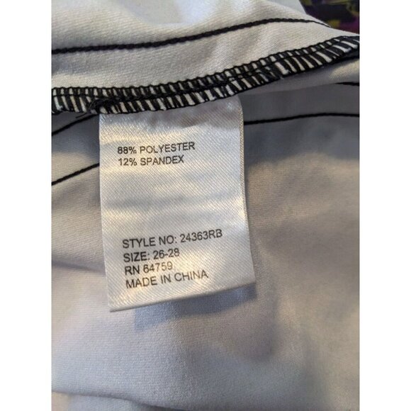 Rainbeau Curves Tunic Dress Womens Plus Size 26 28 Activewear Racerback Abstract - Picture 7 of 7